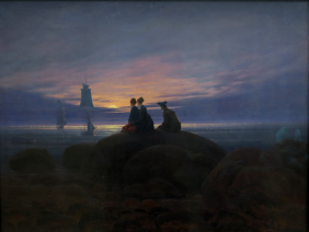 Mondaufgang am Meer, Caspar David Friedrich, 1822